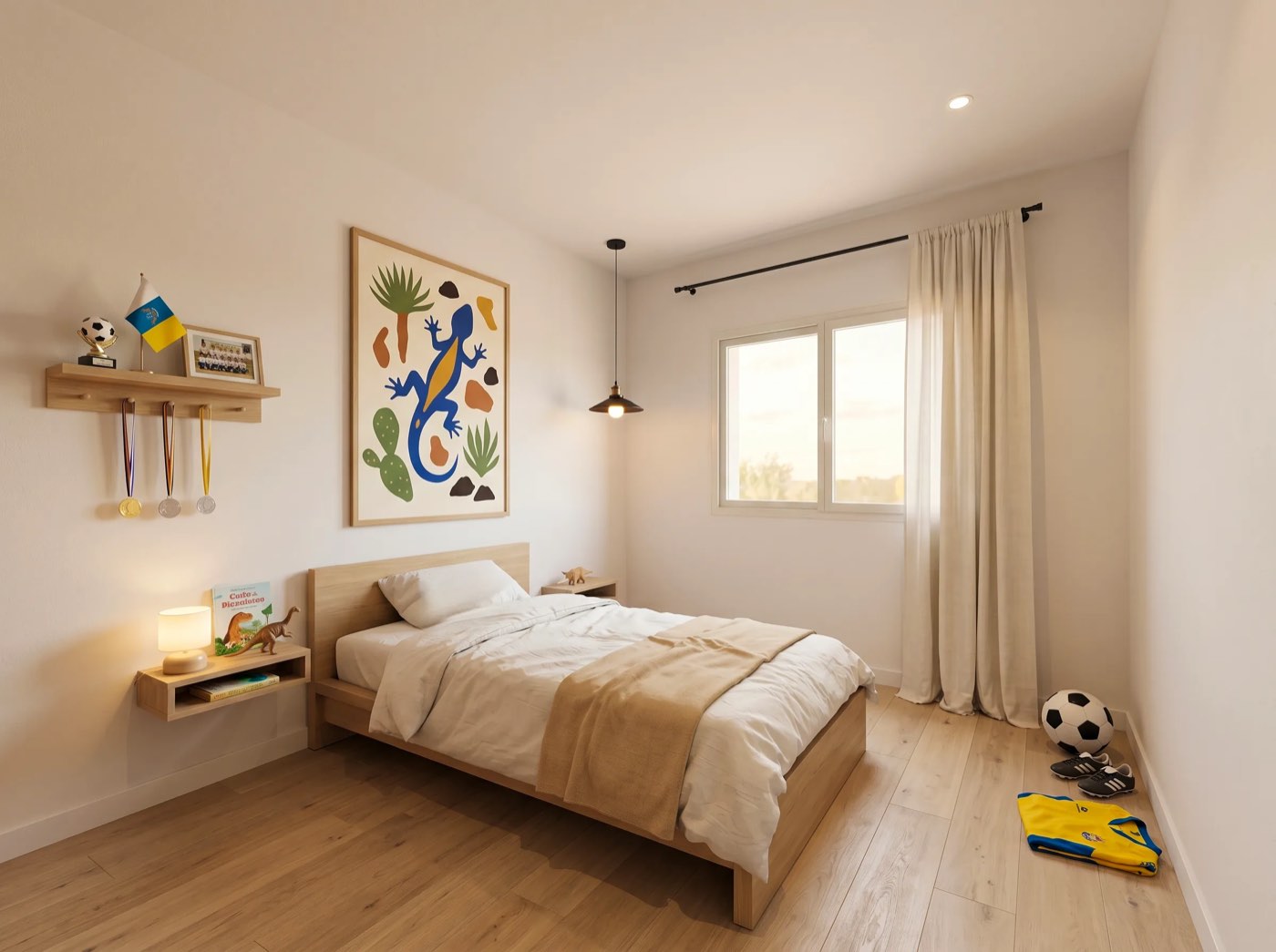 Dormitorio infantil del Dúplex 01