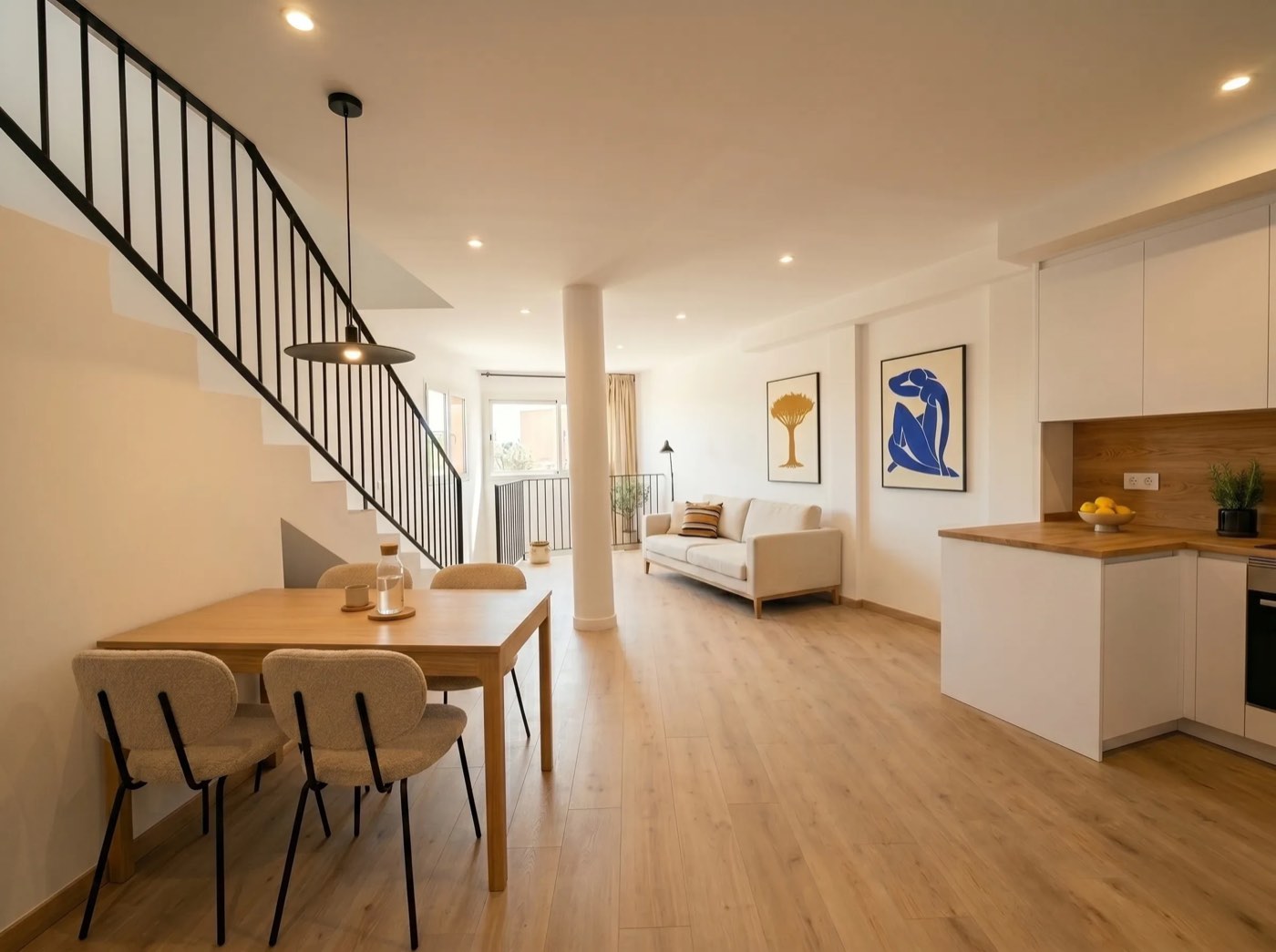 Cocina del dúplex
